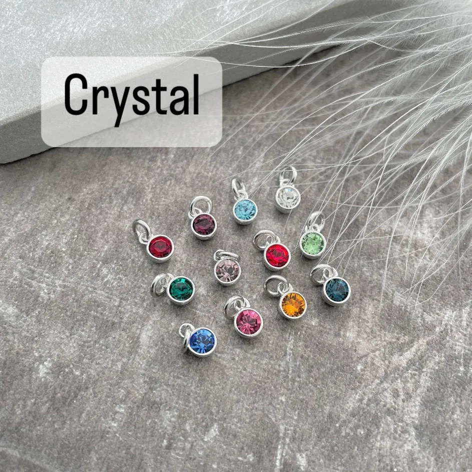 60th Birthday Milestone Gift, Dainty Bracelet with Cubic Zirconia Birthstone