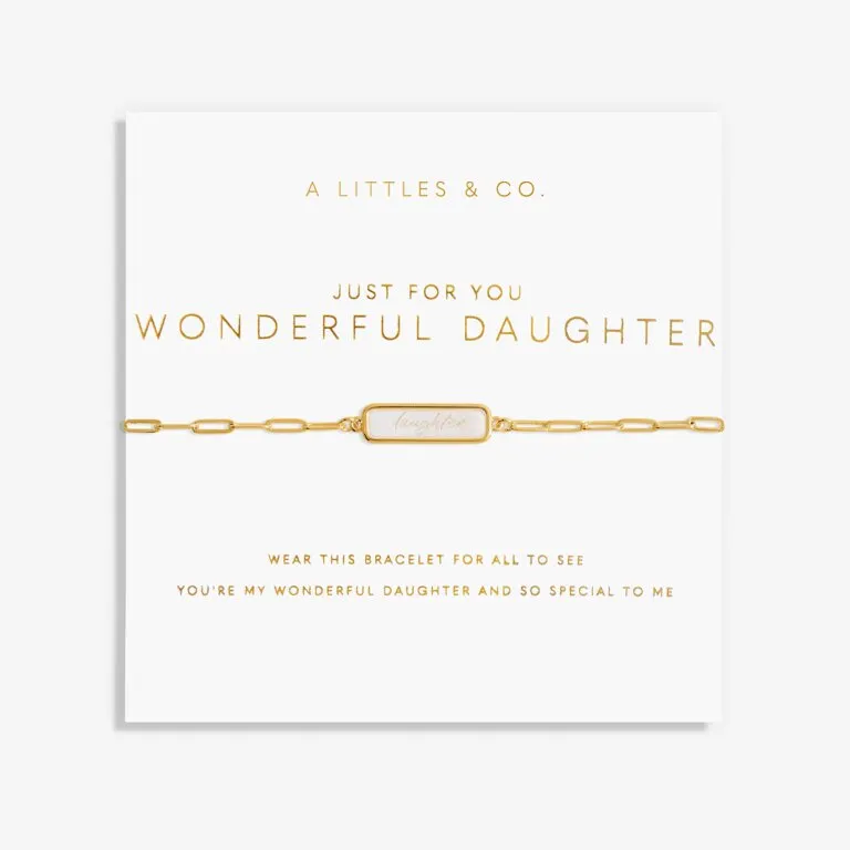 A Little Bracelet 'Wonderful Daughter'