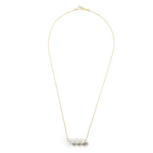 Akoya Pearl Bar Necklace