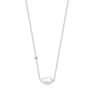 Ania Haie Silver Pearl Necklace