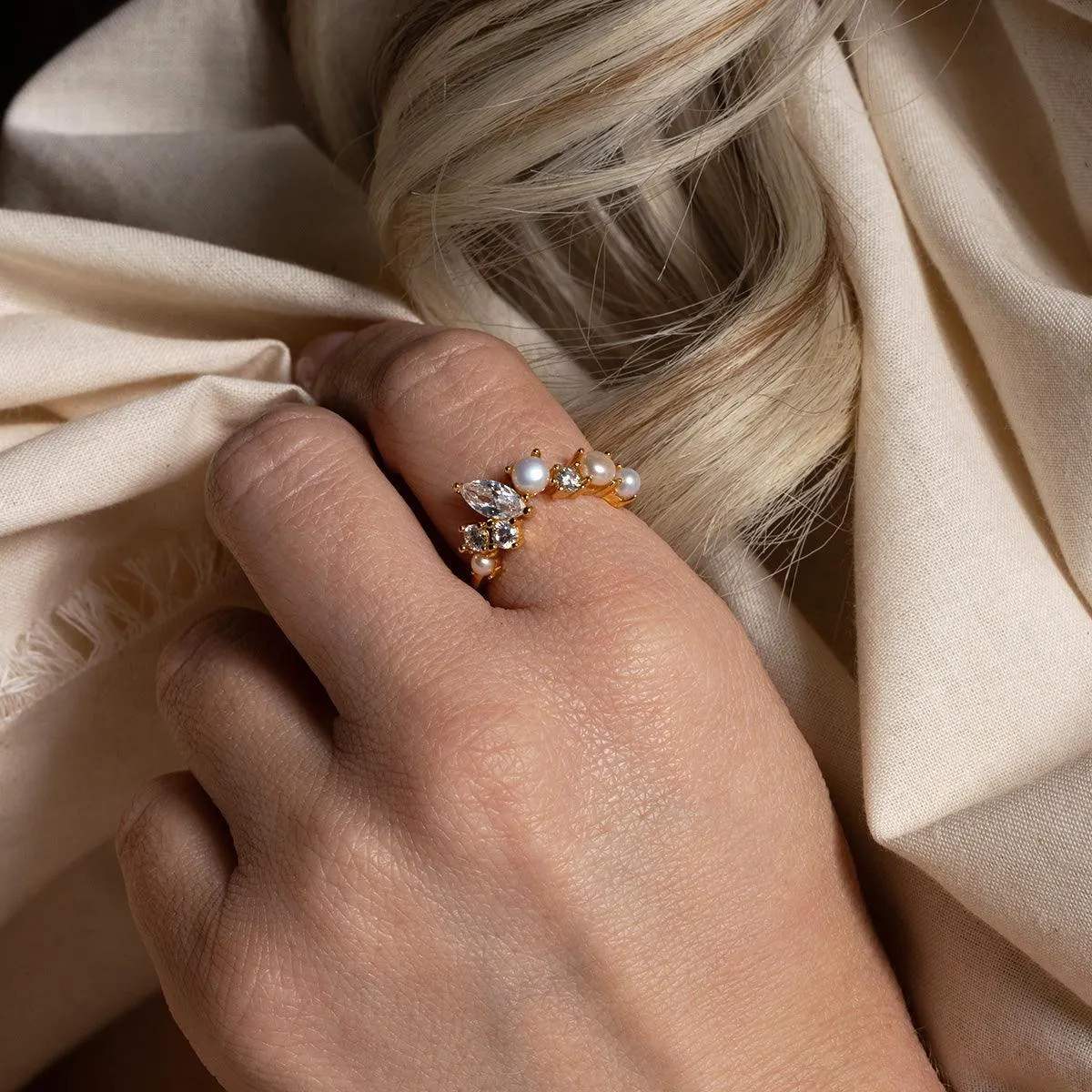Annabeth Contour Ring