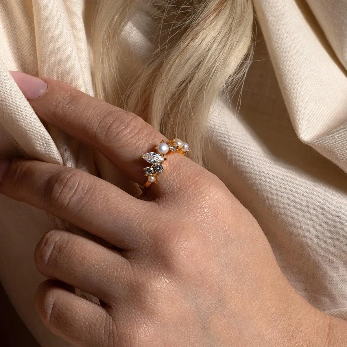 Annabeth Contour Ring