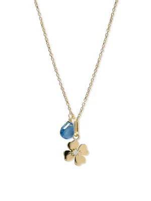 Anzie x Mel Soldera Clover Charm Necklace