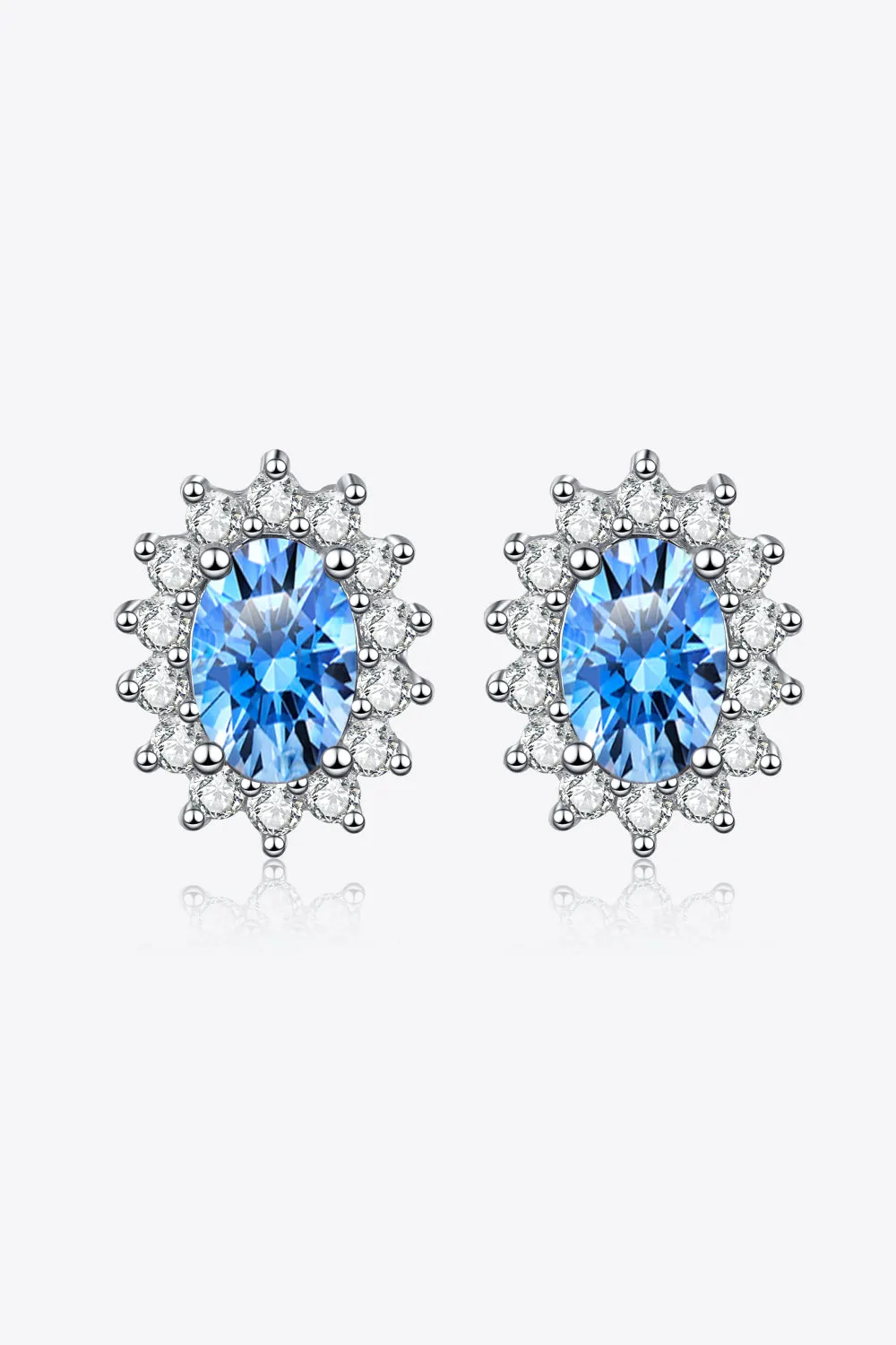 *APP EXCLUSIVE* 1 Carat Moissanite 925 Sterling Silver Stud Earrings
