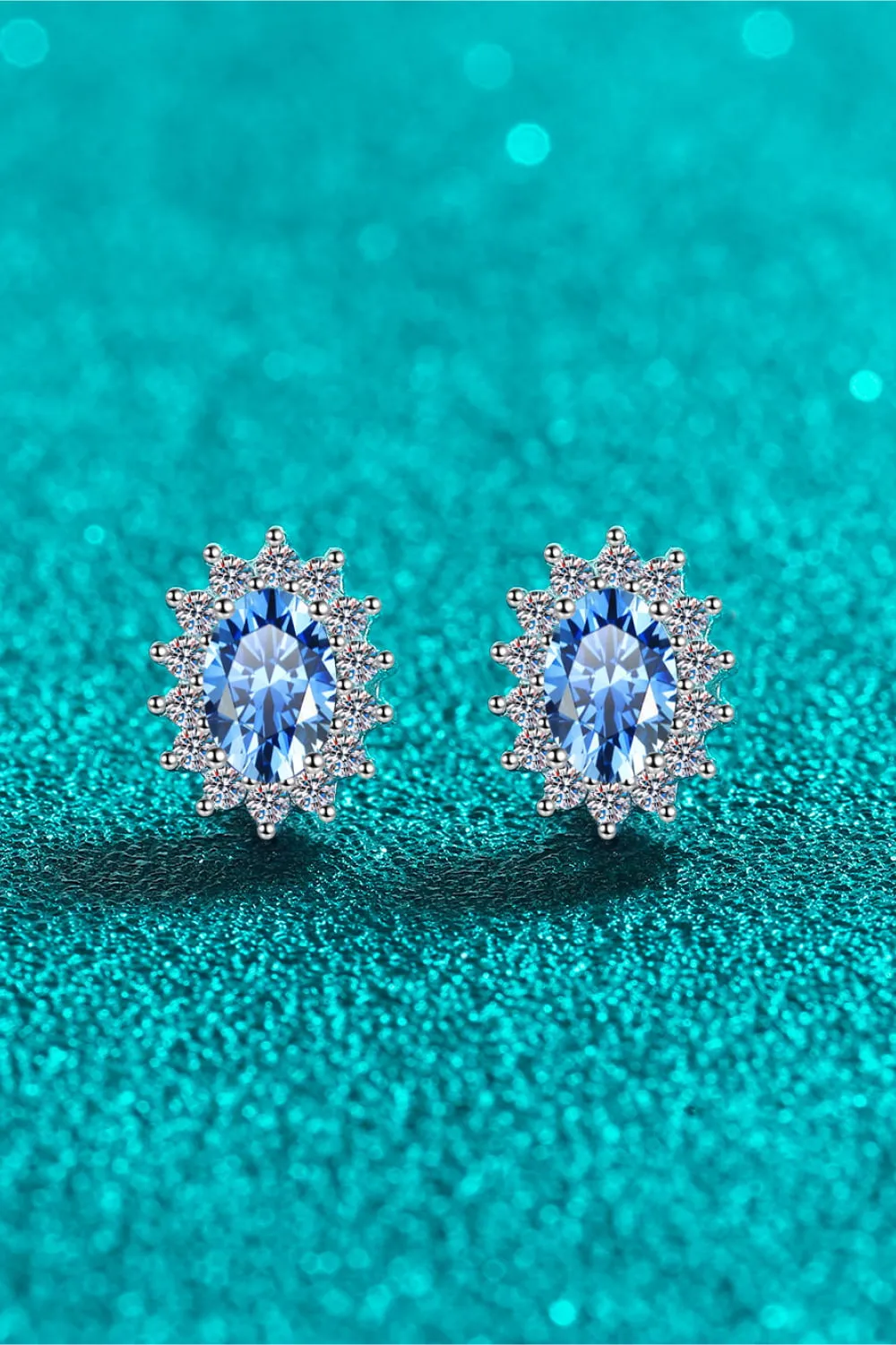 *APP EXCLUSIVE* 1 Carat Moissanite 925 Sterling Silver Stud Earrings