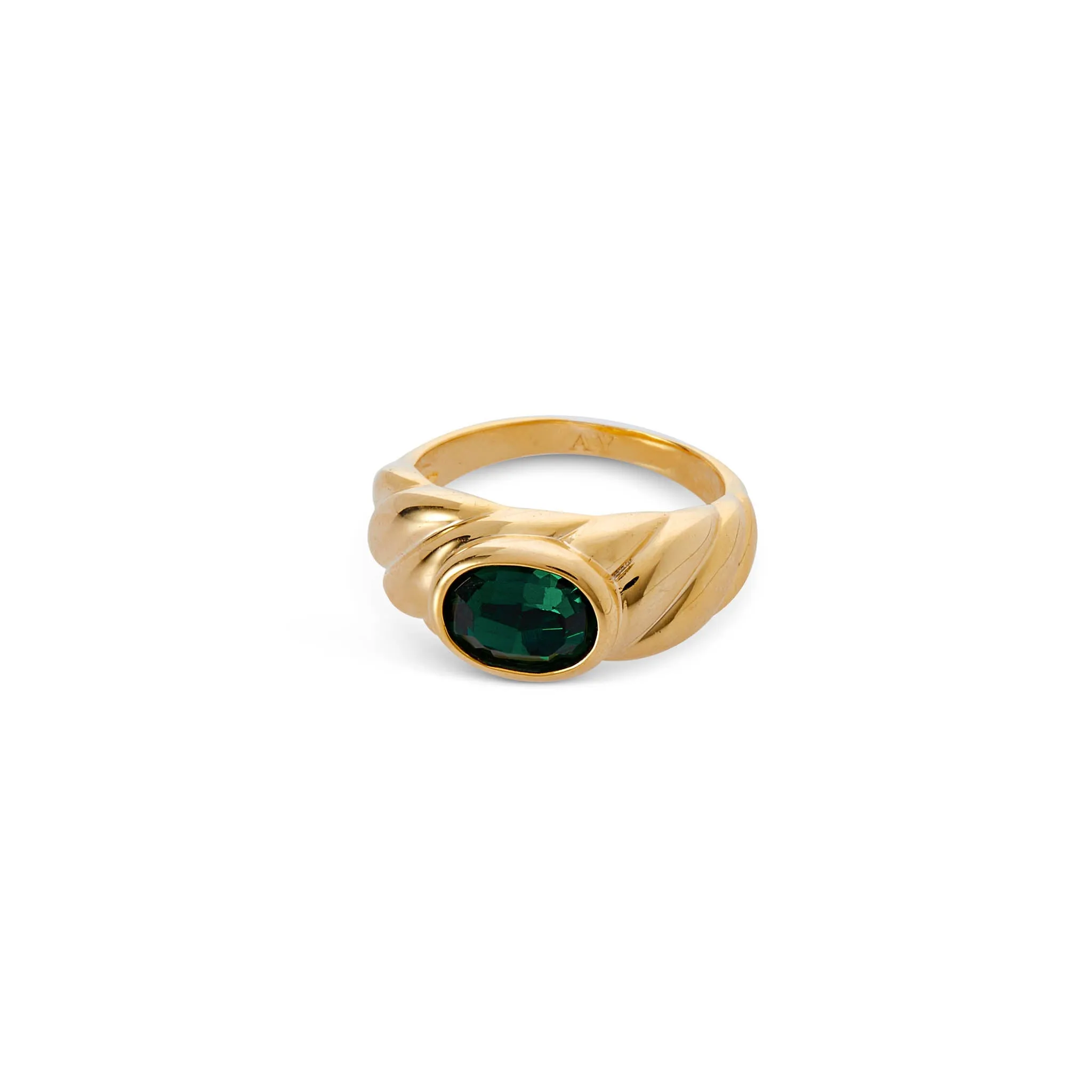 Aubrey Ring - Emerald Green