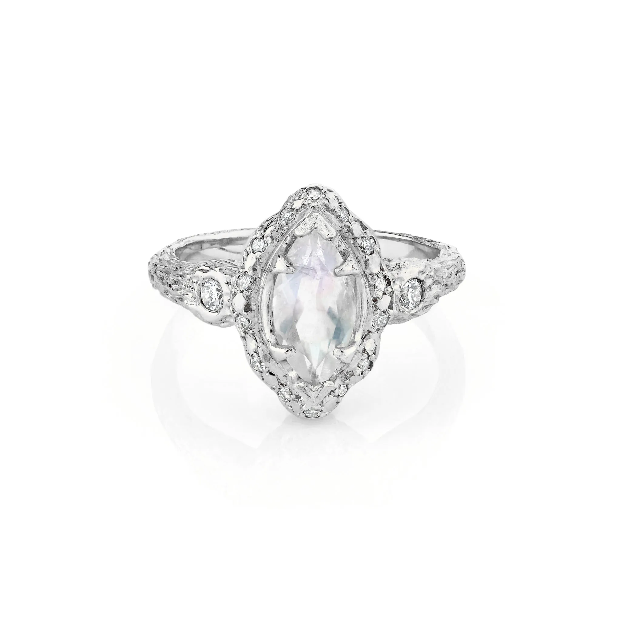 Baby Queen Marquise Moonstone Ring
