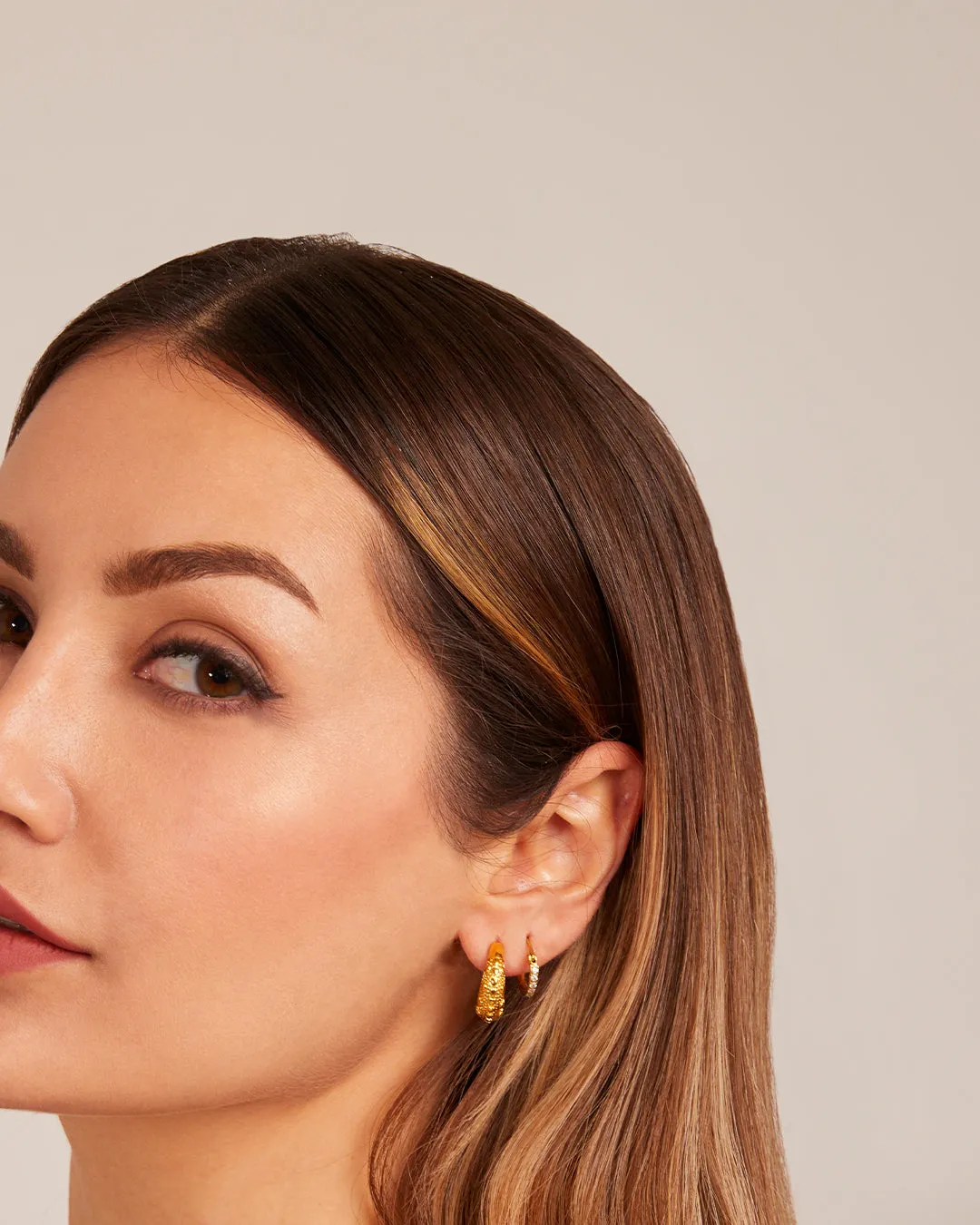 Baroque Hoop Earrings