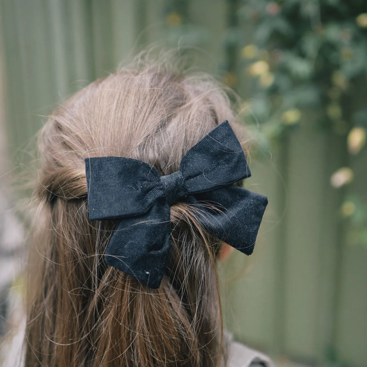 Barrettes Halles Noeud Xl Velours Noir - Noir