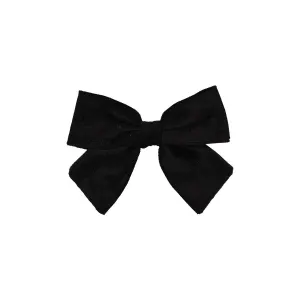 Barrettes Halles Noeud Xl Velours Noir - Noir