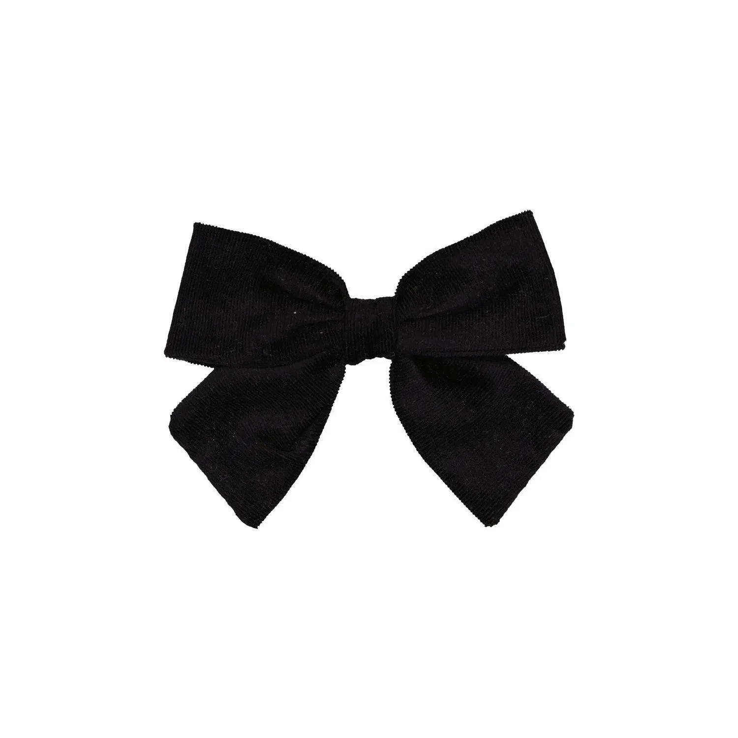 Barrettes Halles Noeud Xl Velours Noir - Noir