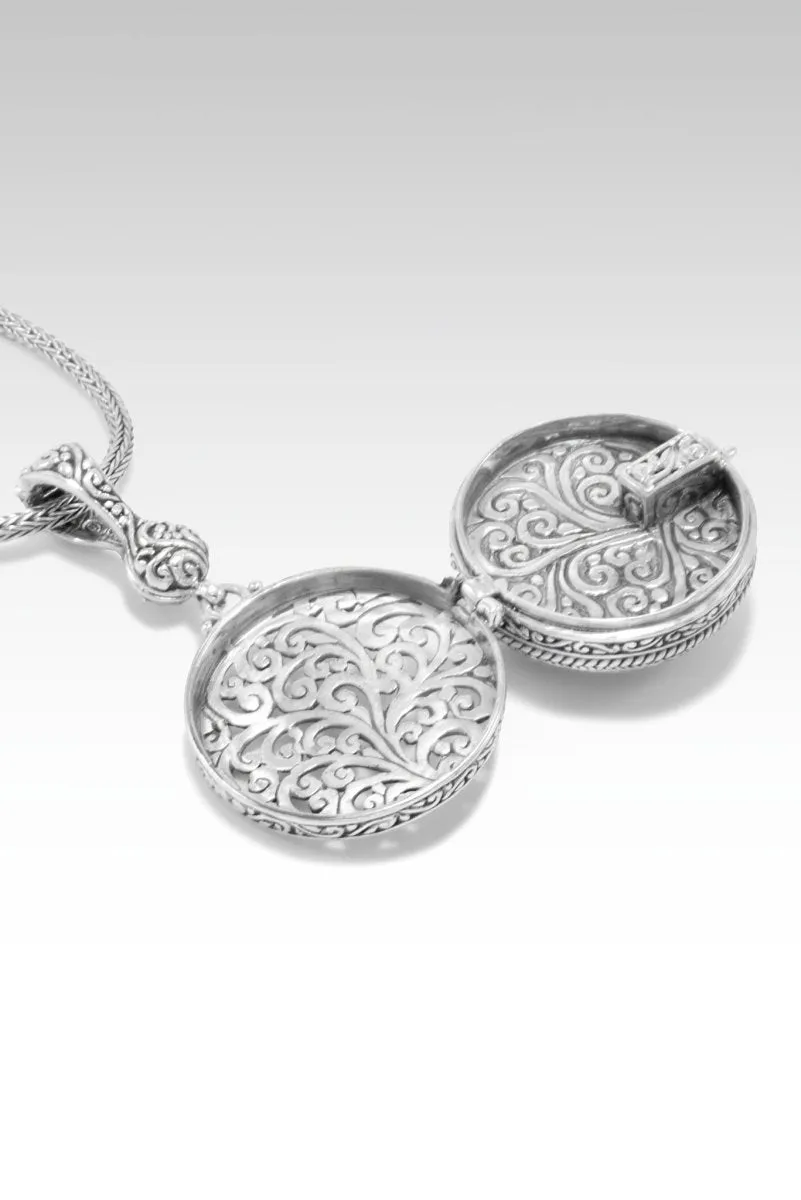 Be the Light Locket Pendant™ In Black Indonesian Coral
