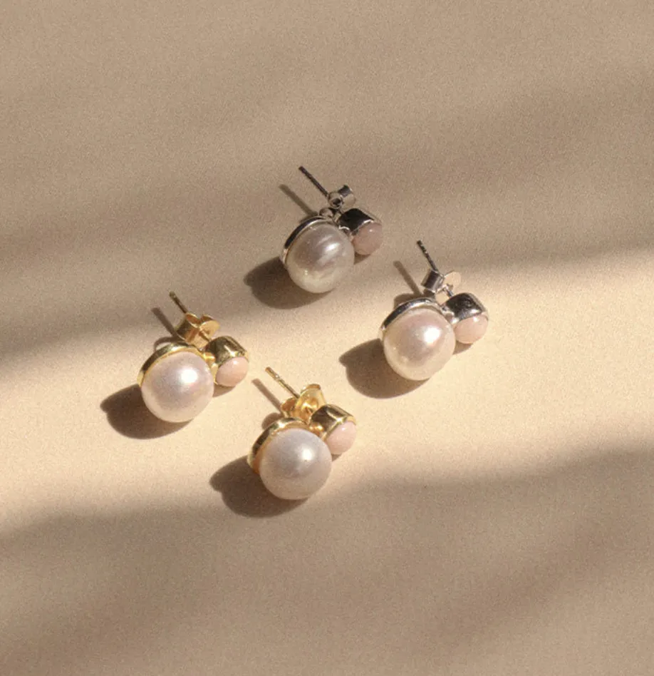 Bianc Aquatic Earrings  Silver