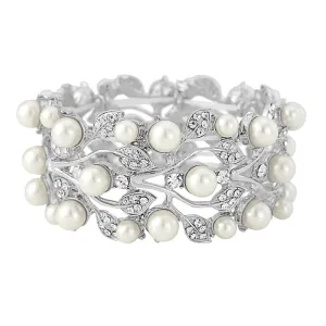Cailin Crystal and Pearl Bracelet