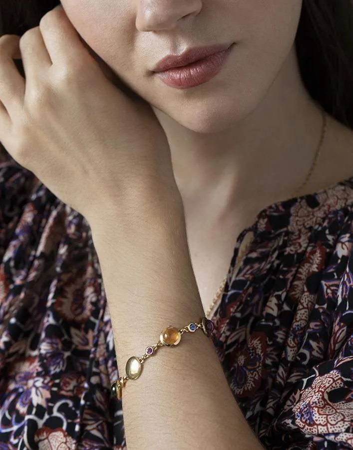 Candy Sapphire Bouton Bracelet