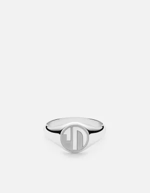 Chai Signet Ring, Sterling Silver