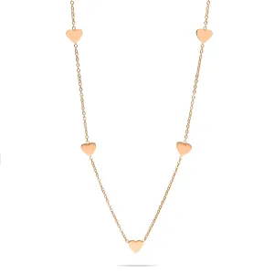 Choker heart rosé gold