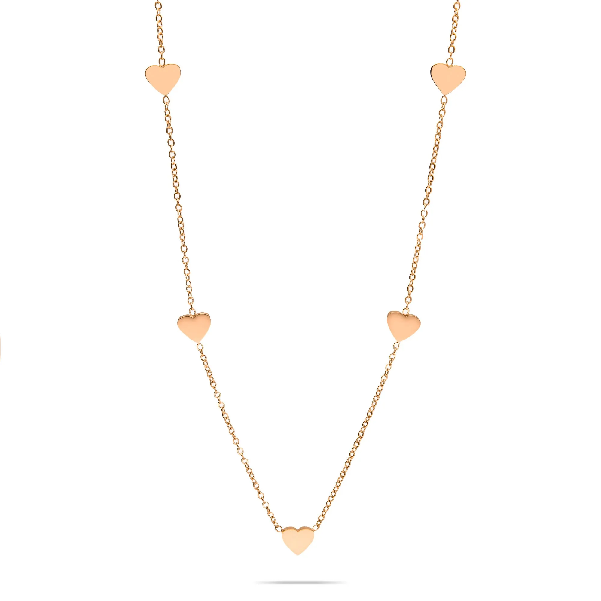 Choker heart rosé gold