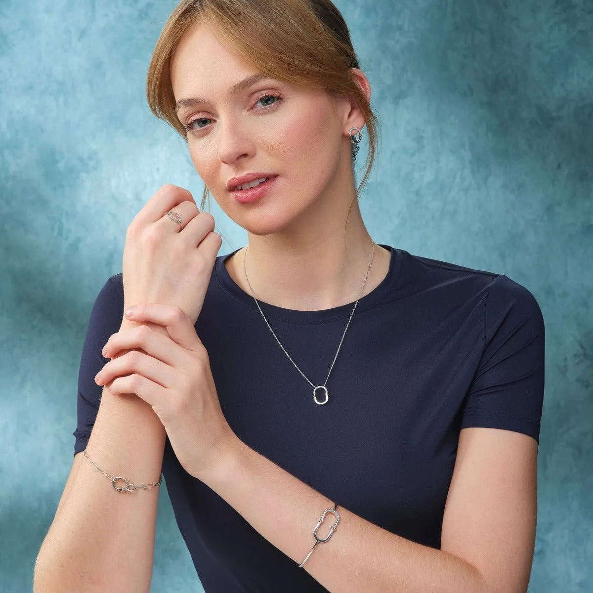 Clogau Sterling Silver Connection Necklace