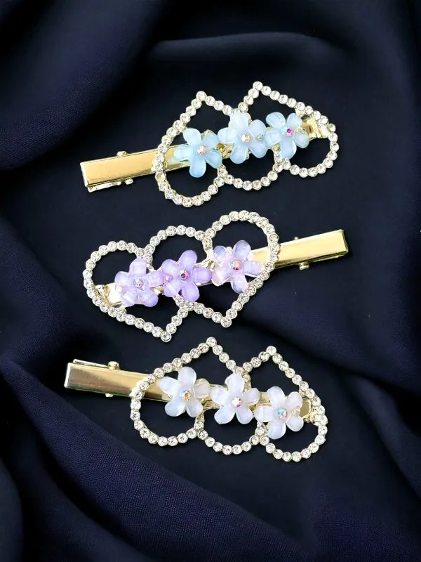 Decorative Hair Pins Barrette Set