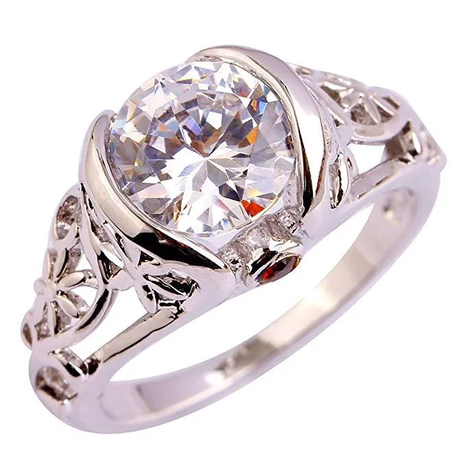 Elegant Topaz Cocktail Ring