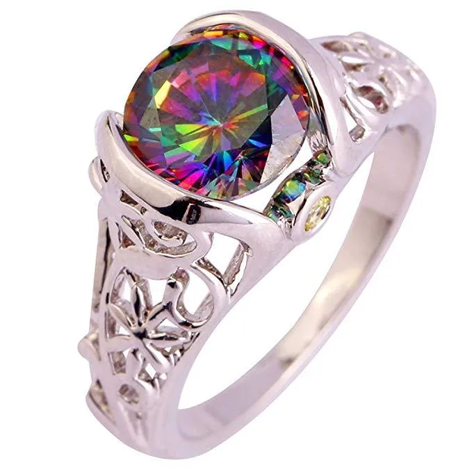 Elegant Topaz Cocktail Ring
