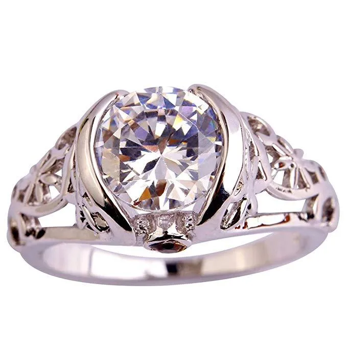 Elegant Topaz Cocktail Ring