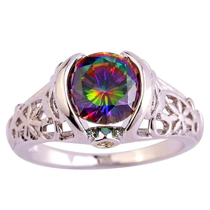 Elegant Topaz Cocktail Ring