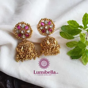 Elephant Jhumka Earring