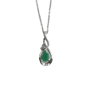 Emerald & Diamond Necklace