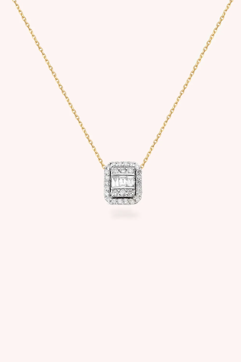 EMERALD CLUSTER NECKLACE