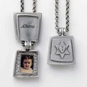 Emily Rosenfeld Pewter Ahava Locket
