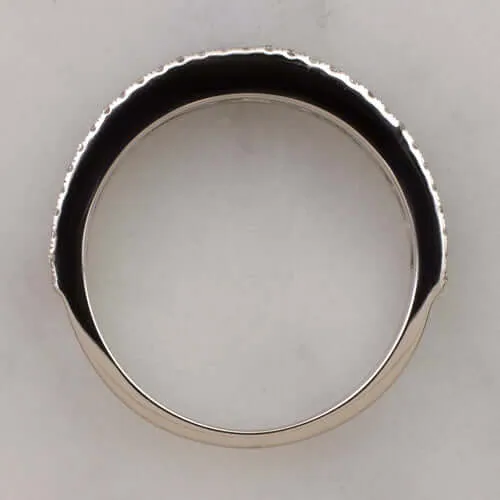EXCELLENT CUT 3/4 CARAT NATURAL DIAMOND G SI BAND STACKING COCKTAIL RING 0.75ct