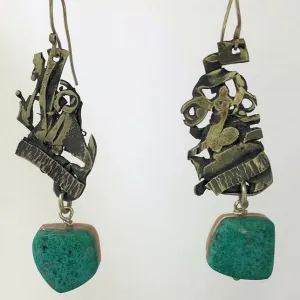 Gem Silica Sterling Silver Earrings