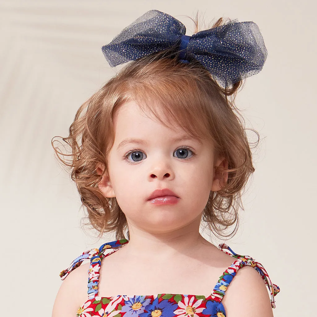 Glitter Bow Barrette