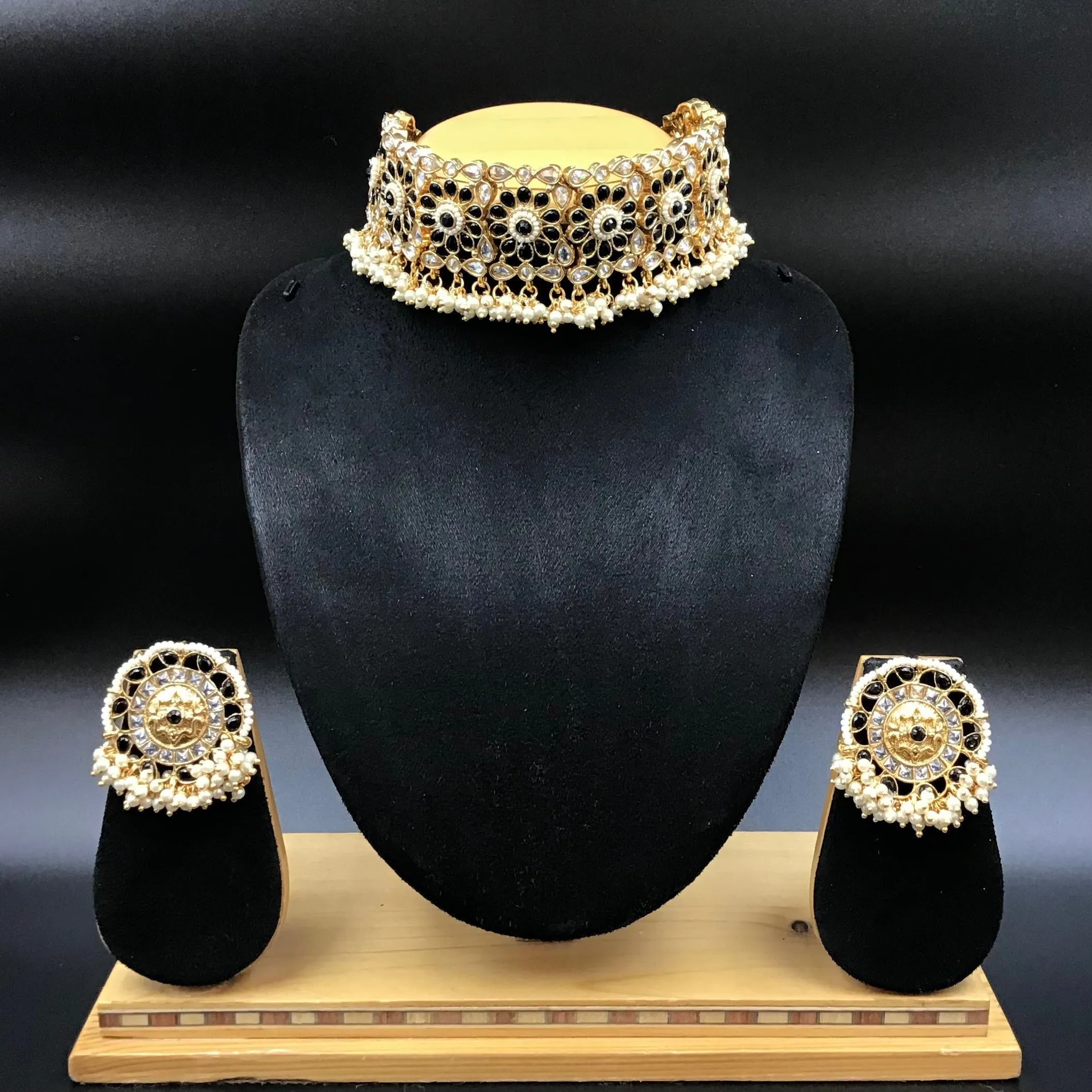 Gold Look Choker Set 1520-21