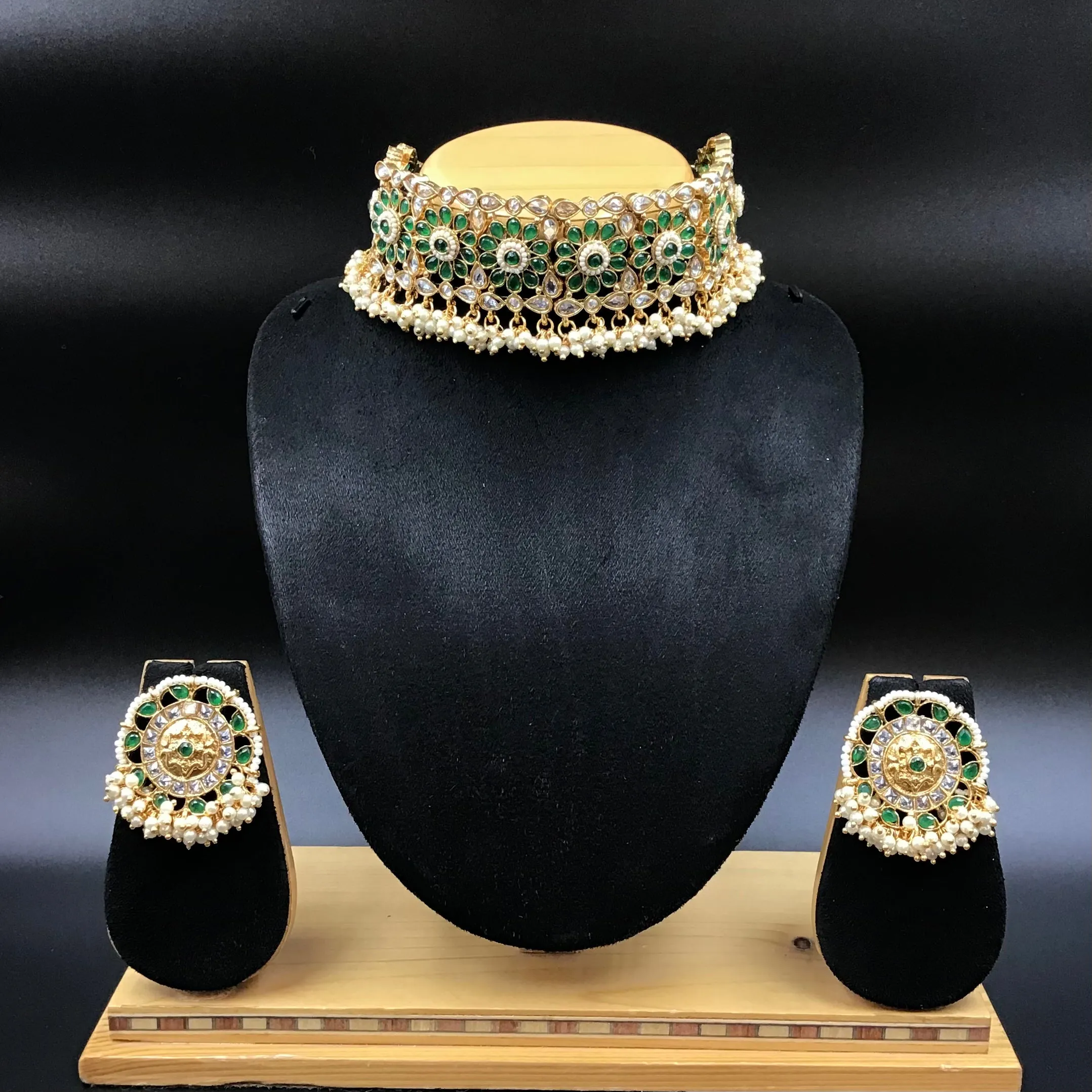 Gold Look Choker Set 1520-21