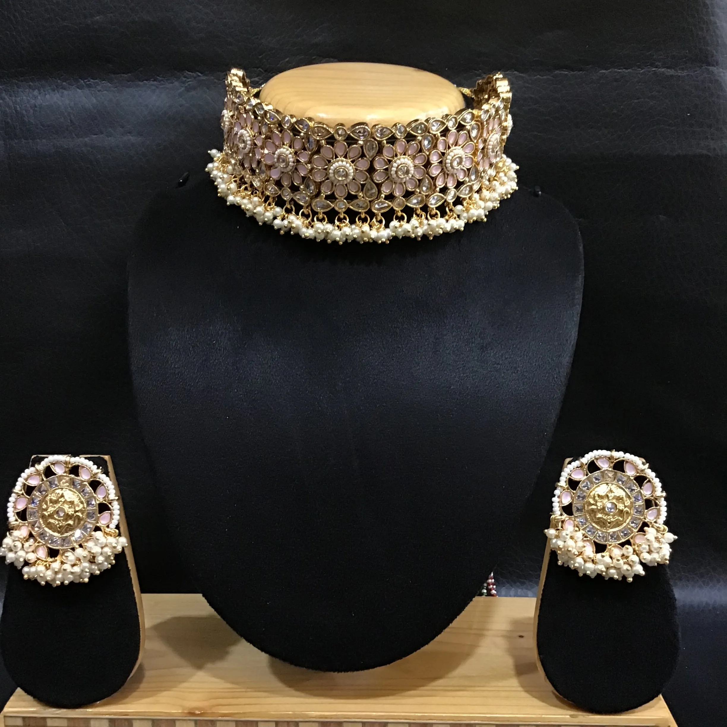 Gold Look Choker Set 1520-21