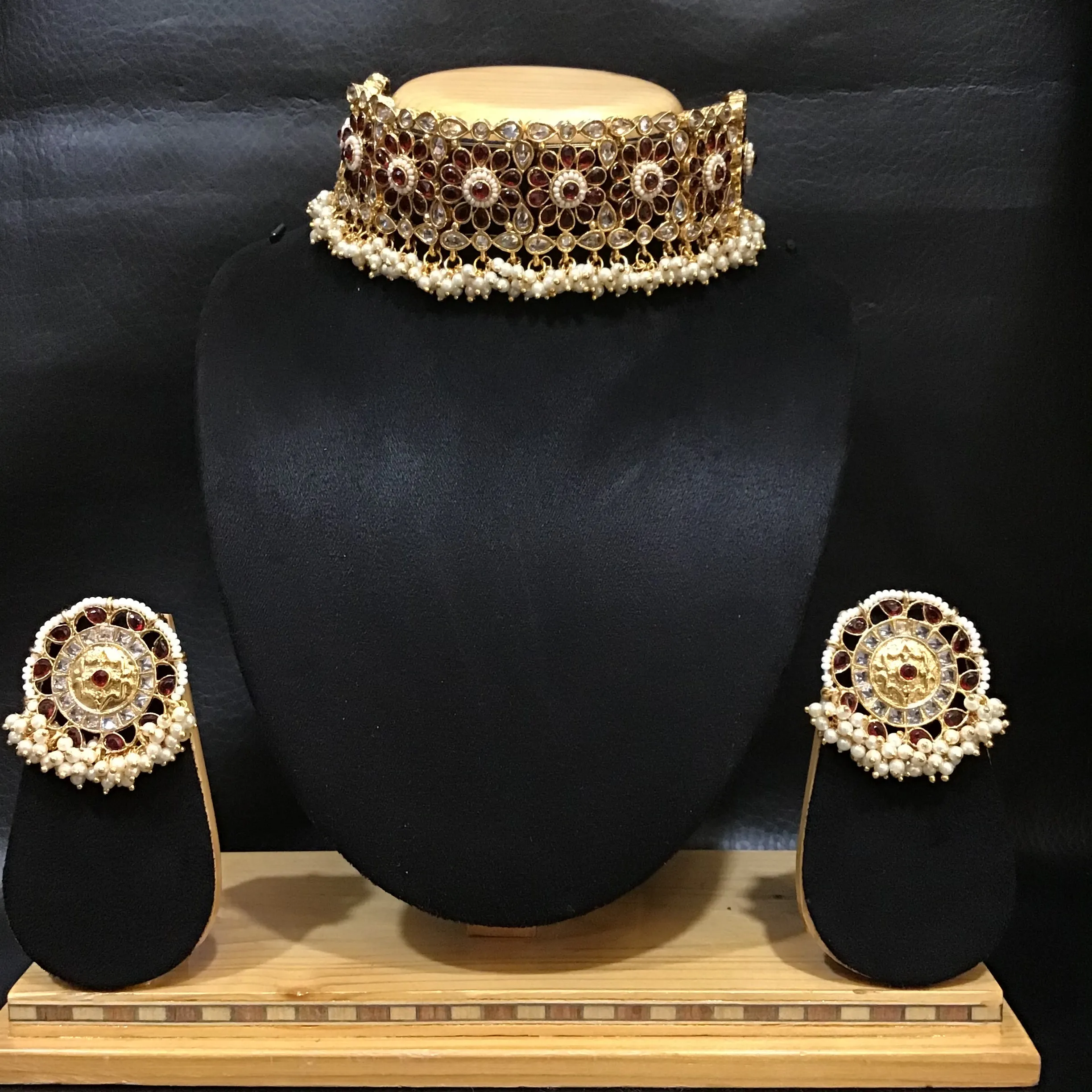 Gold Look Choker Set 1520-21