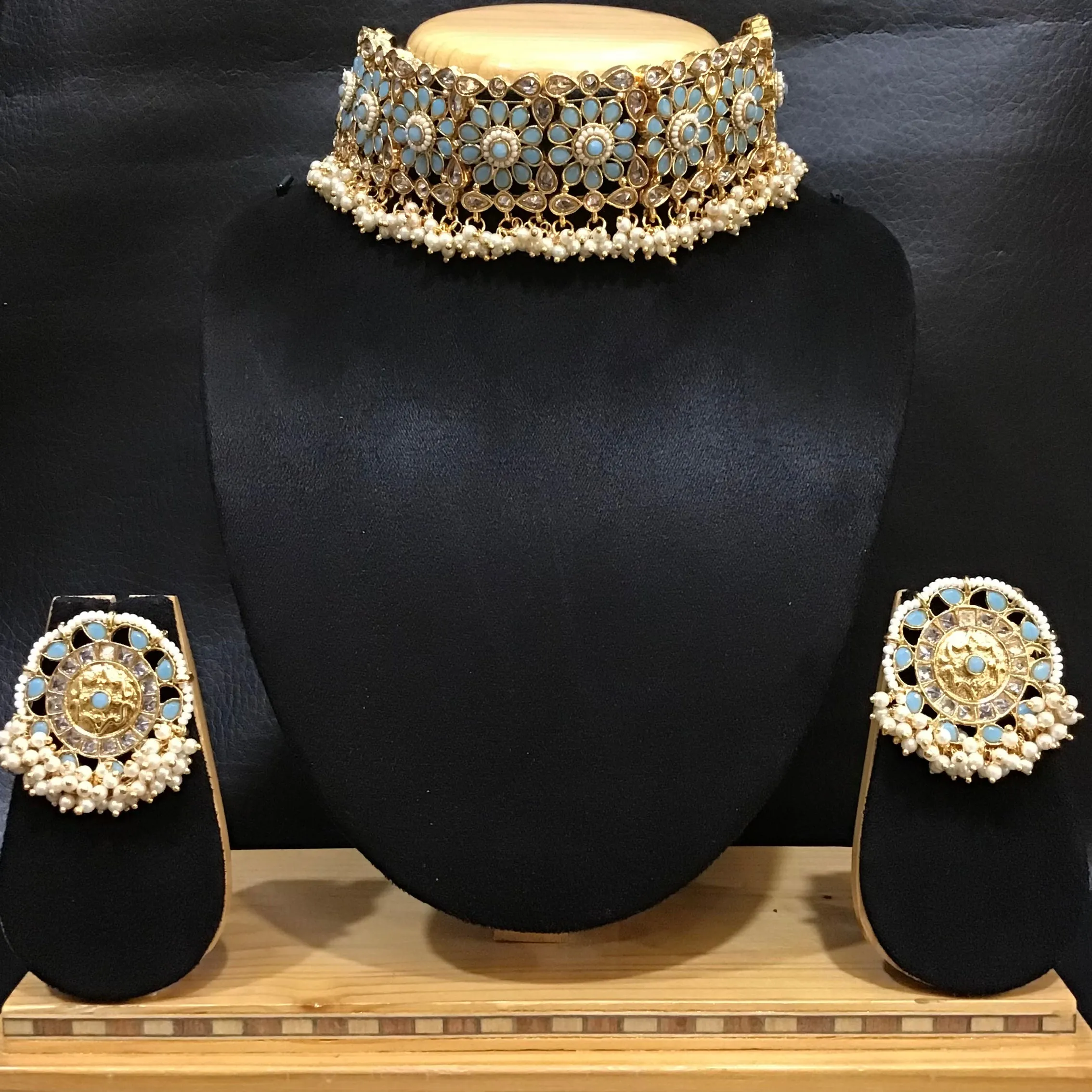 Gold Look Choker Set 1520-21