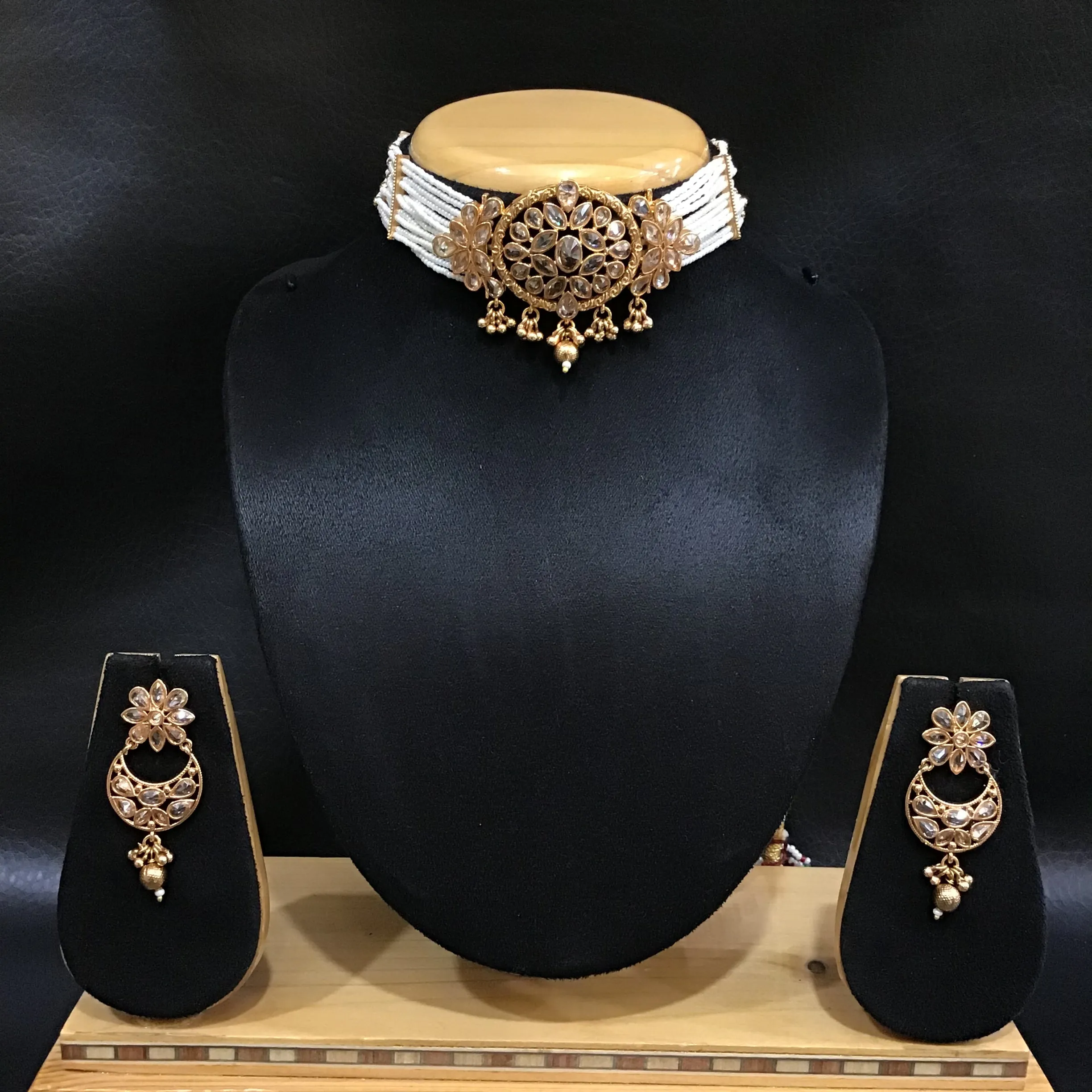 Gold Look Choker Set 1558-28
