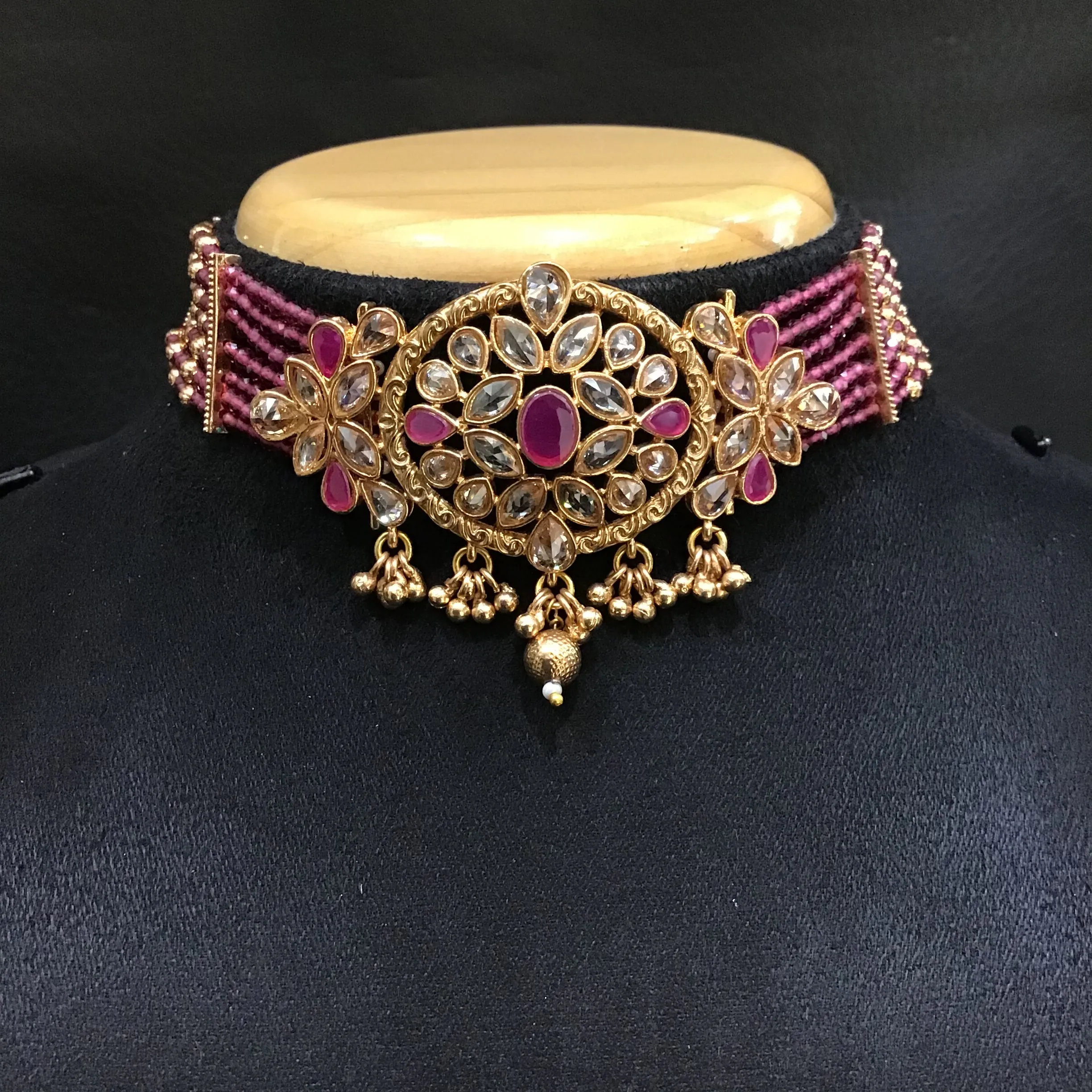Gold Look Choker Set 1558-28