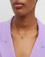 Goshwara Manhattan Light  Blue Topaz Necklace
