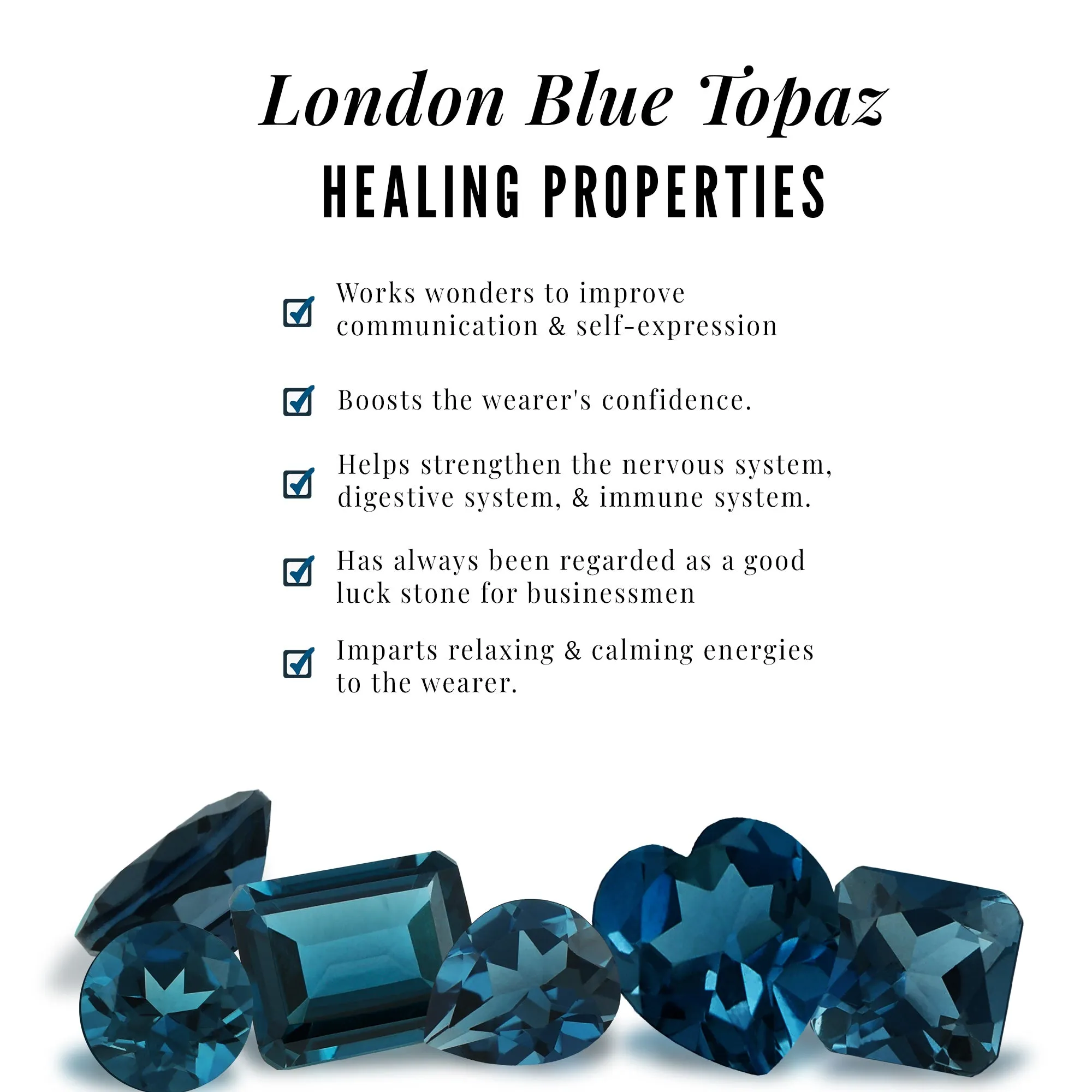 Heart Initial A Pendant with London Blue Topaz and Diamond
