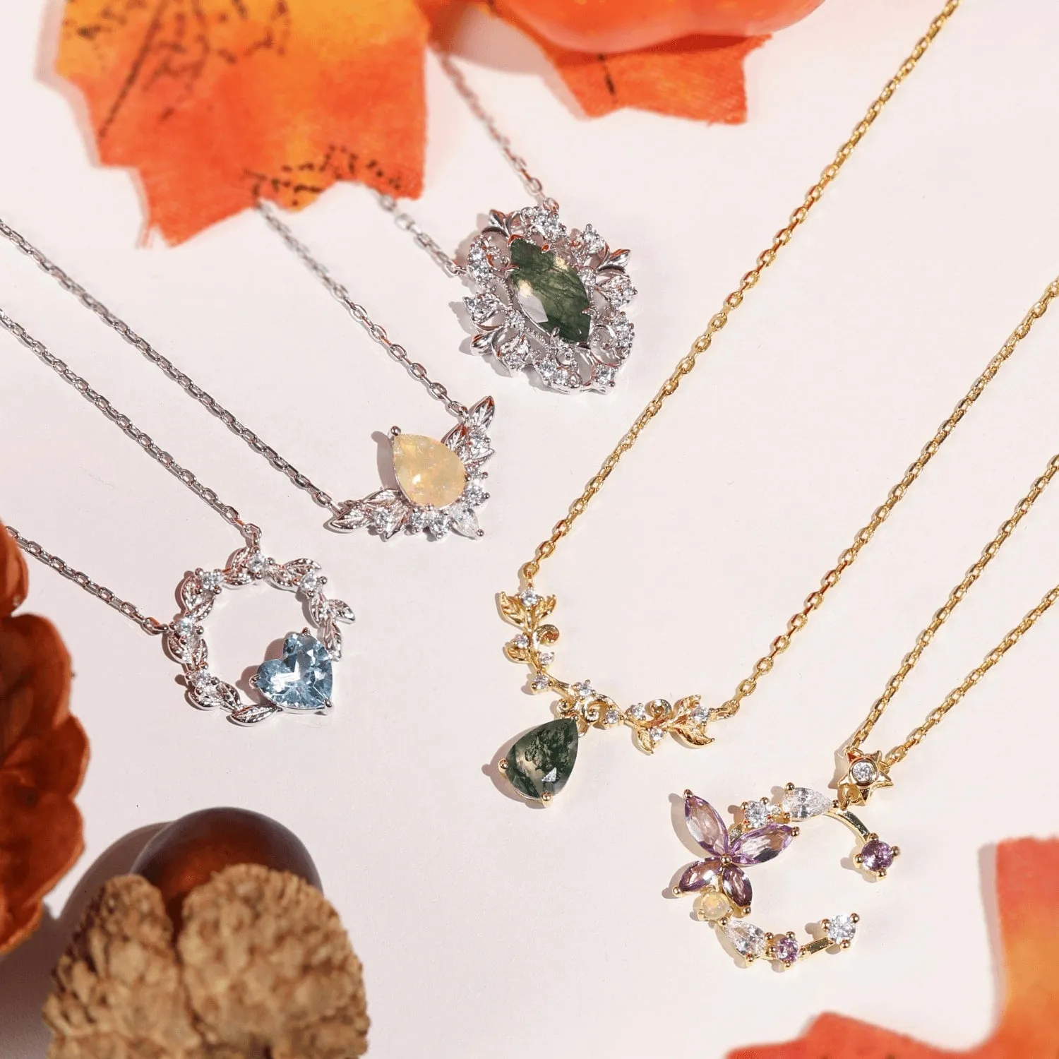 Heart’s Desire Sky Blue Topaz Necklace©