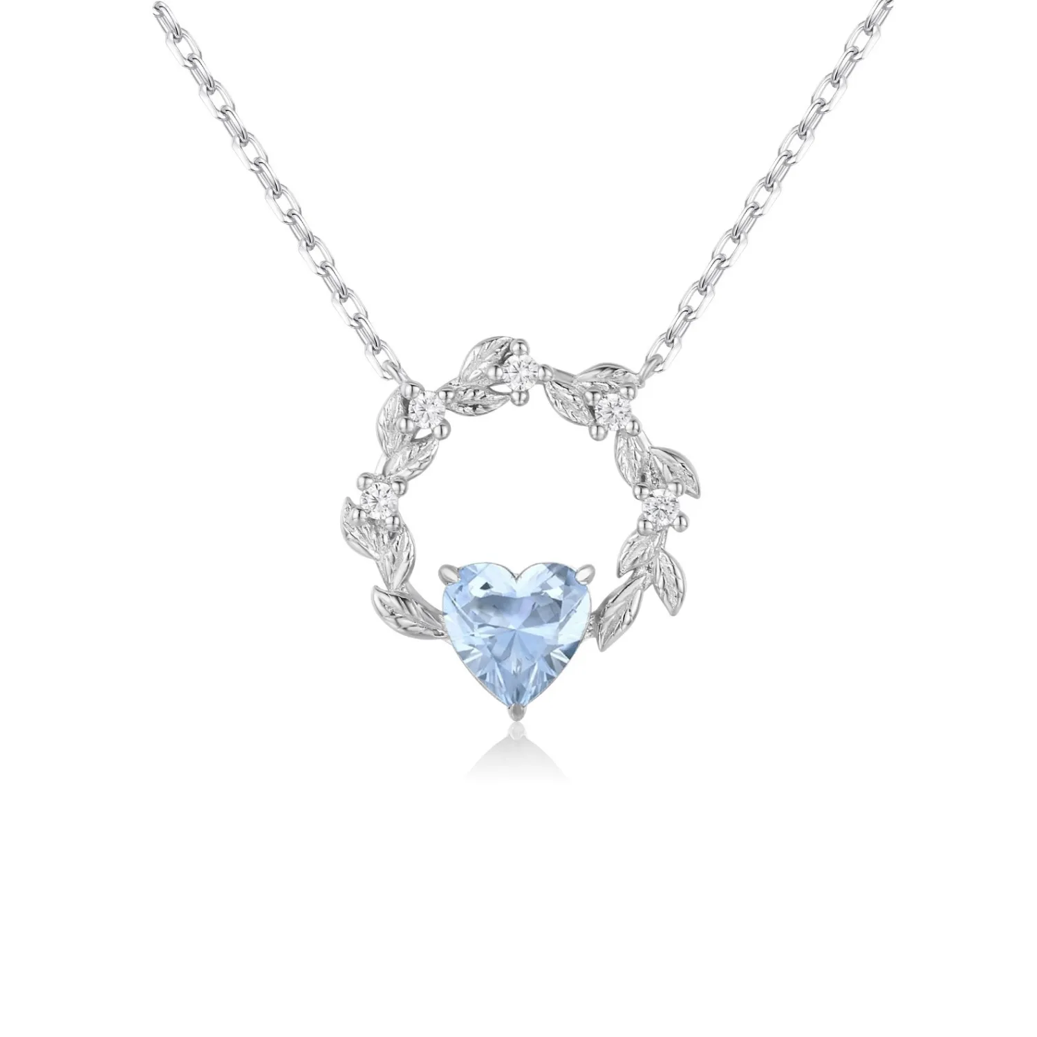 Heart’s Desire Sky Blue Topaz Necklace©