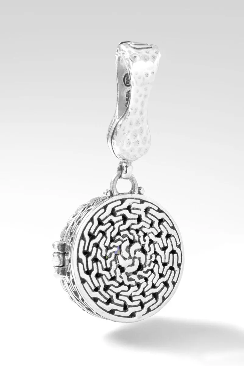 Heavenly Devotion Locket Pendant™ in Fire & Ice™ Mystic Quartz