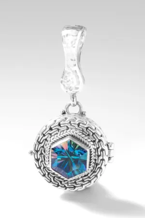 Heavenly Devotion Locket Pendant™ in Fire & Ice™ Mystic Quartz