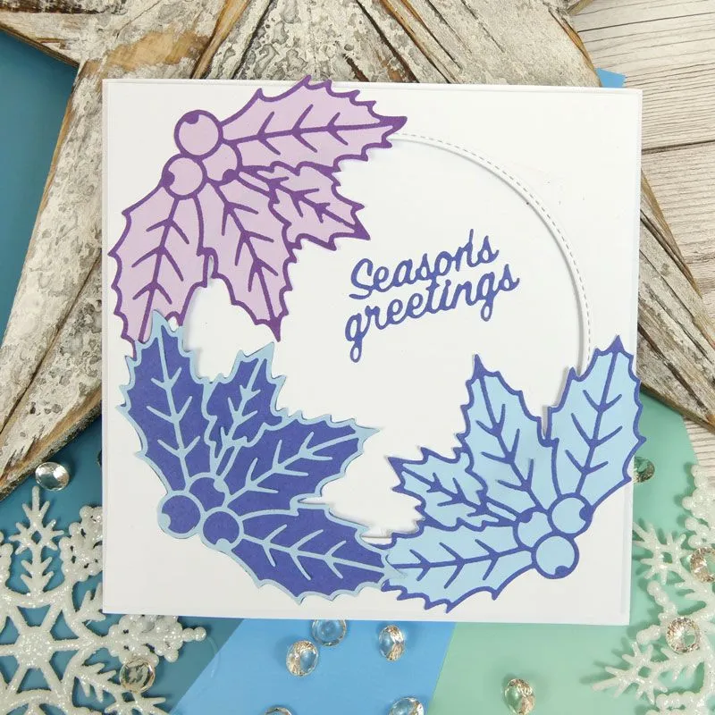 Hunkydory Moonstone Dies - Sweet Holly Sprig*