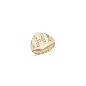 Initial Pinky Ring